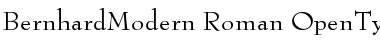 Bernhard Modern Roman Font