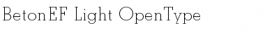 BetonEF Light Font