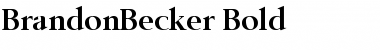 Download BrandonBecker Font