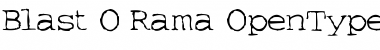 Blast-O-Rama Regular Font