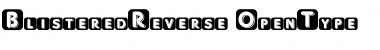 Download BlisteredReverse Font