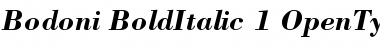 Bodoni Bold Italic Font