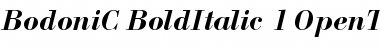 BodoniC Bold Italic Font