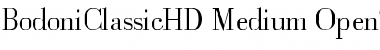 BodoniClassicHD Medium Font