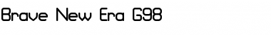 Brave New Era G98 Regular Font