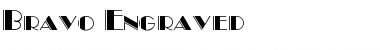 Download Bravo Engraved Font