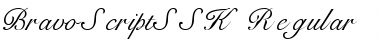 BravoScriptSSK Regular Font