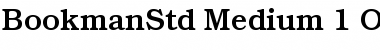 ITC Bookman Std Medium Font