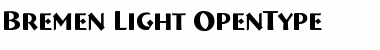 Bremen Light Font