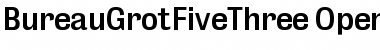 BureauGrotFiveThree Regular Font