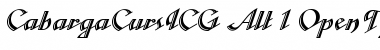 CabargaCursICG Alt Font