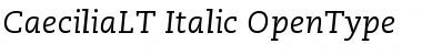 PMN Caecilia LT 56 Italic Font