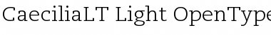 PMN Caecilia LT 45 Light Font