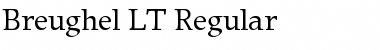 Breughel LT Regular Regular Font