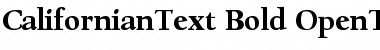 CalifornianText Bold Font