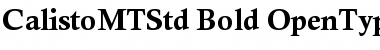 Calisto MT Std Bold Font