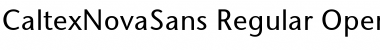 CaltexNovaSans Regular Font