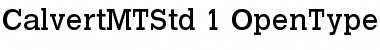 Download Calvert MT Std Font