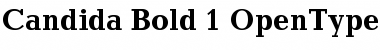 Candida Regular Font