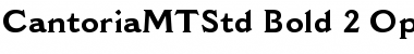 Download Cantoria MT Std Font