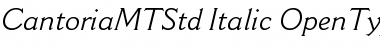 Download Cantoria MT Std Font