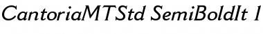 Download Cantoria MT Std Font