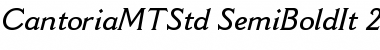 Download Cantoria MT Std Font