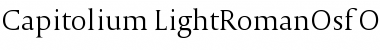 Capitolium LightRomanOsf Font