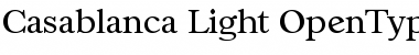 Casablanca-Light Regular Font