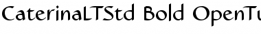 Caterina LT Std Bold Font