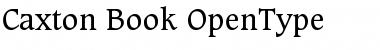 Caxton Book Font