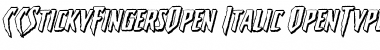 Download CCStickyFingersOpen Font