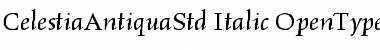 Celestia Antiqua Std Italic Font