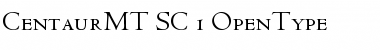 Centaur MT SC Font