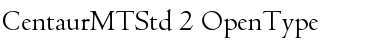 Centaur MT Std Regular Font