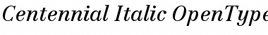 Centennial Regular Font