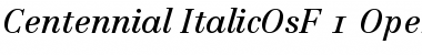 Centennial Regular Font