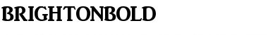 BrightonBold Regular Font