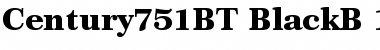 Century 751 Black Font