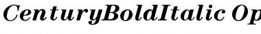 Century BoldItalic Font
