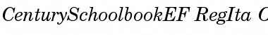 CenturySchoolbookEF RegIta Font