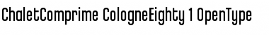 ChaletComprime CologneEighty Font