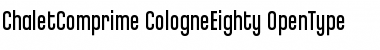 ChaletComprime-CologneEighty Regular Font