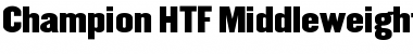Champion HTF-Middleweight Font