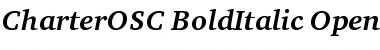 CharterOSC Bold Italic Font
