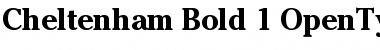 Cheltenham Regular Font