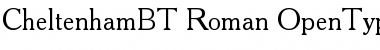 Cheltenham Regular Font