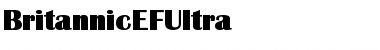 BritannicEFUltra Regular Font