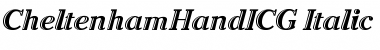 Download CheltenhamHandICG Font