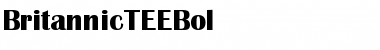 Download BritannicTEEBol Font